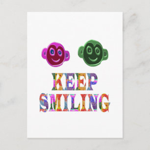 BEHALT SMILING POSTKARTE