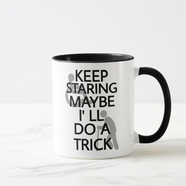 Behalt Staring... Mug Tasse (Rechts)