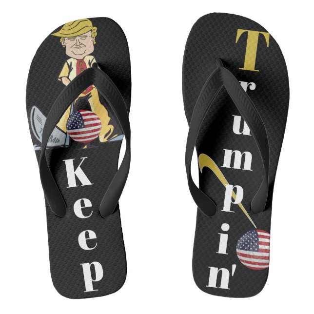 Behalt Trumpin' Flip Flops (Fußbett)