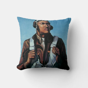 Behalt uns fliegen! ~ Tuskeegee Airman Kissen