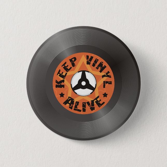 Behalt Vinyl Alive Button (Vorderseite)