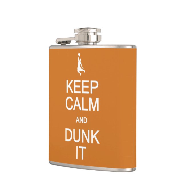 Behalt von Calm & Dunk Es benutzerdefinierte Flasc Flachmann (Links)