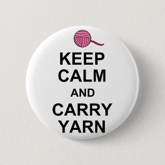 Behalt von Calm und Carry Yarn Button