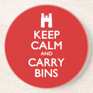 Behalt von Kalk und Carry Bins Getränkeuntersetzer