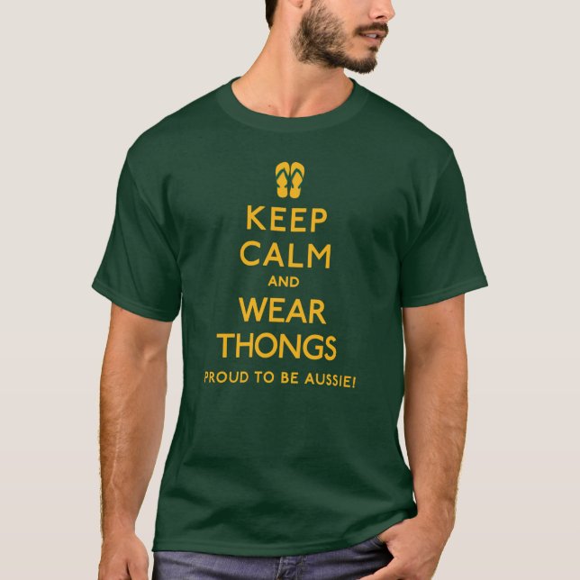 Behalt von Ruhe und Tragen T-Shirt (Vorderseite)