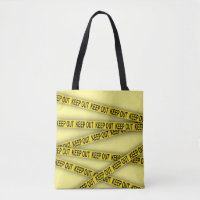 Behalt weg bleibe nicht überschreiten Polizei Band