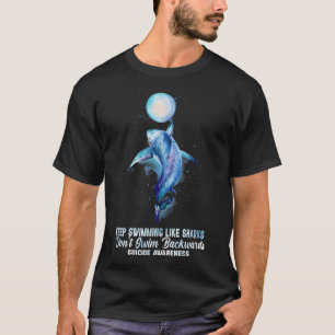 Behalt wie Haie schwimmen nicht rückwärts T-Shirt