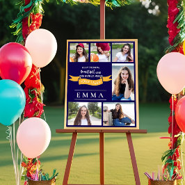 Behalt Zitat Multi Foto Abschluss Foto Poster