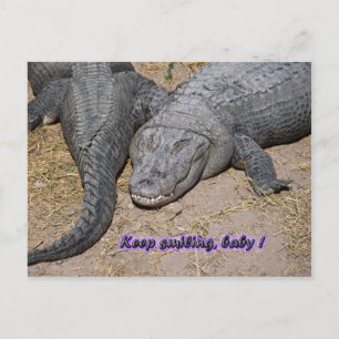 behalt zu lächeln, Baby! Postkarte