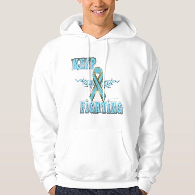 Behalt zur Bekämpfung von Prostatakrebs Männerhood Hoodie (Vorderseite)