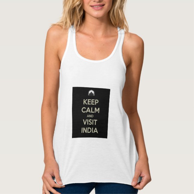 behalte Besuch India Tank Top (Vorderseite)