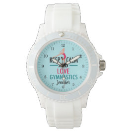 Behalte Liebe Gymnastik Niedliches Custom Gymnast Armbanduhr