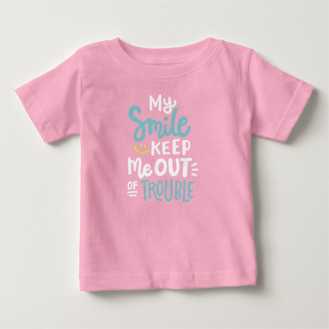 Behalte mir aus der Mühe Baby T-shirt (Vorderseite)