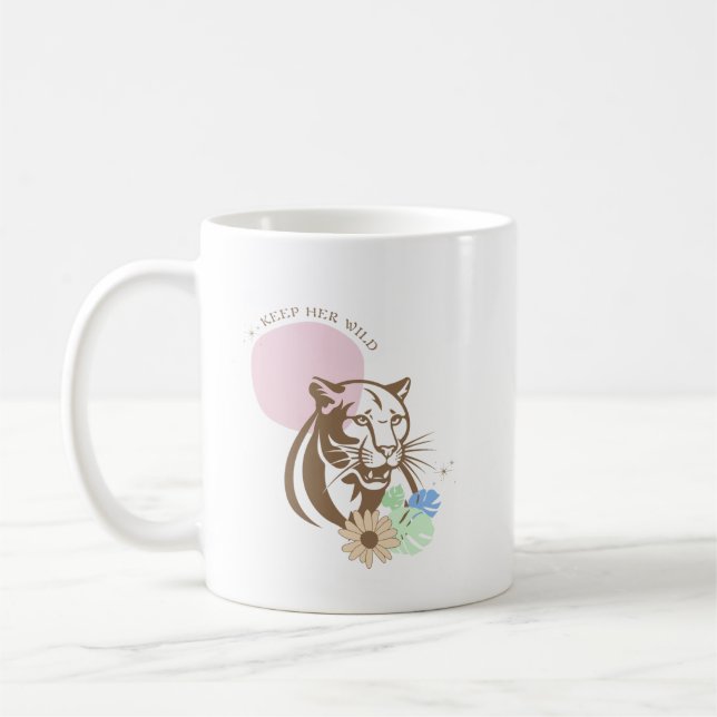 Behalte sie wild kaffeetasse (Links)