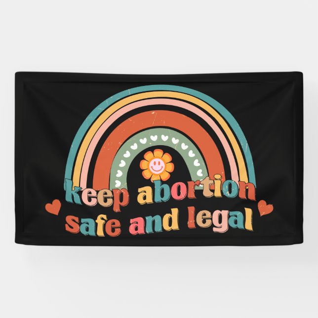 Behalten Abtreibung sicher und legal Banner (Horizontal)