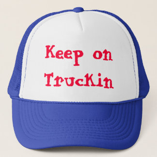 Behalten auf Truckin Design von James Black Truckerkappe