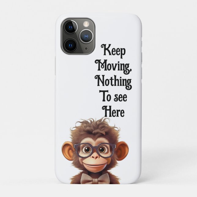 Behalten bewegen, nichts hier zu sehen Case-Mate iPhone hülle (Rückseite)