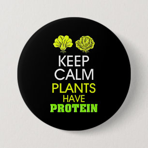 Behalten Calm-Pflanze haben Protein Button