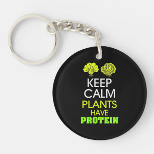 Behalten Calm-Pflanze haben Protein Schlüsselanhänger