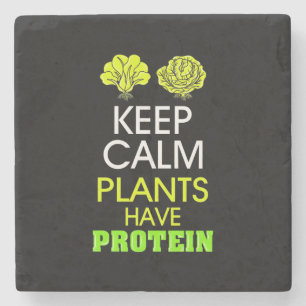 Behalten Calm-Pflanze haben Protein Steinuntersetzer