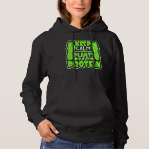 Behalten Calm-Pflanze haben Protein Vegan Hoodie