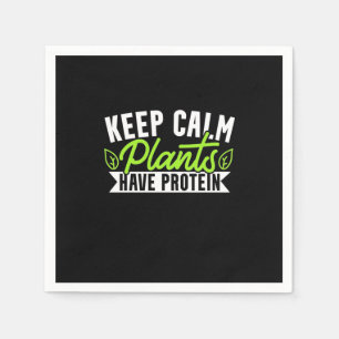 Behalten Calm-Pflanze Protein haben Serviette