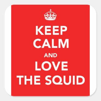 BEHALTEN CALM STICKER - ROT