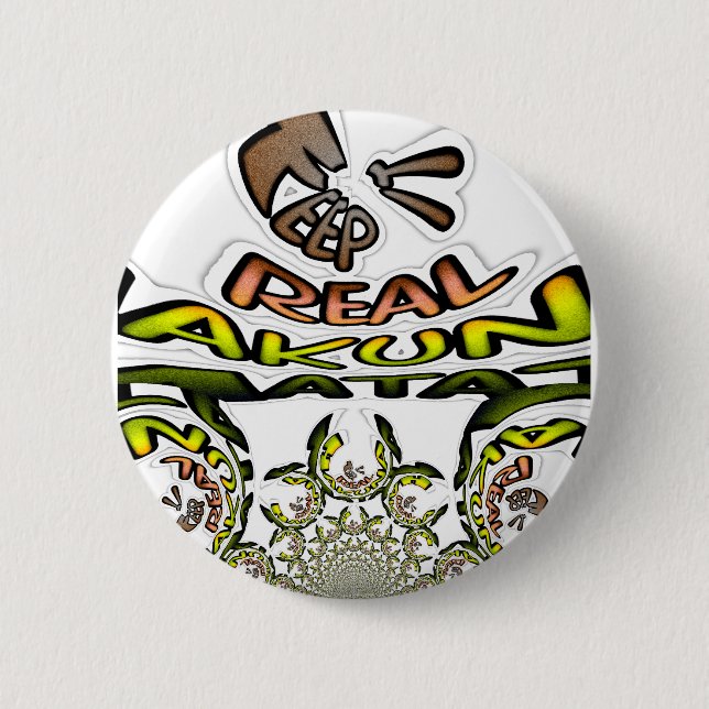 Behalten: Kaleidoskop Art Print/Graphic Button (Vorderseite)