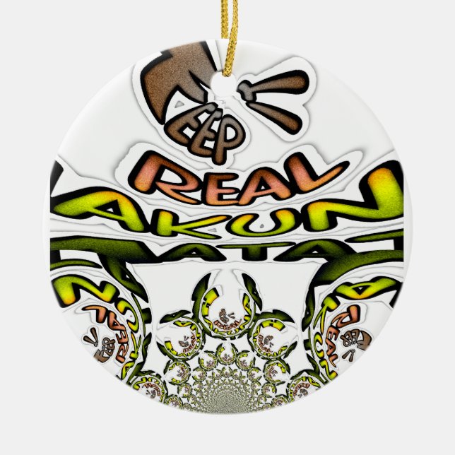 Behalten: Kaleidoskop Art Print/Graphic Keramikornament (Vorne)