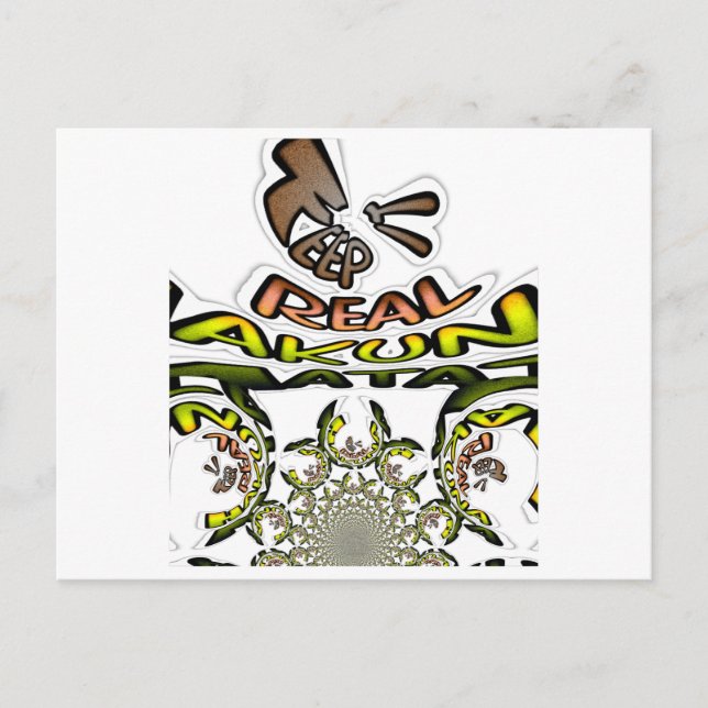 Behalten: Kaleidoskop Art Print/Graphic Postkarte (Vorderseite)