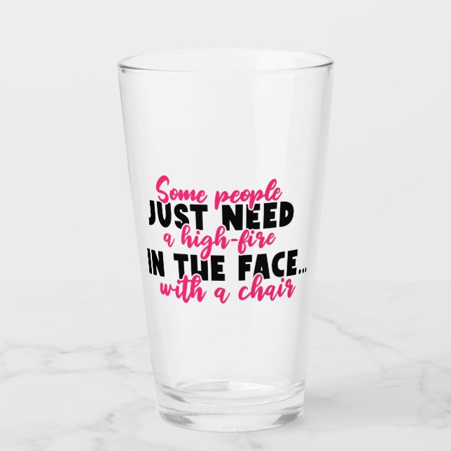 Behalten oder entwerfen Sie Ihr eigenes :-) Glas (Vorderseite)