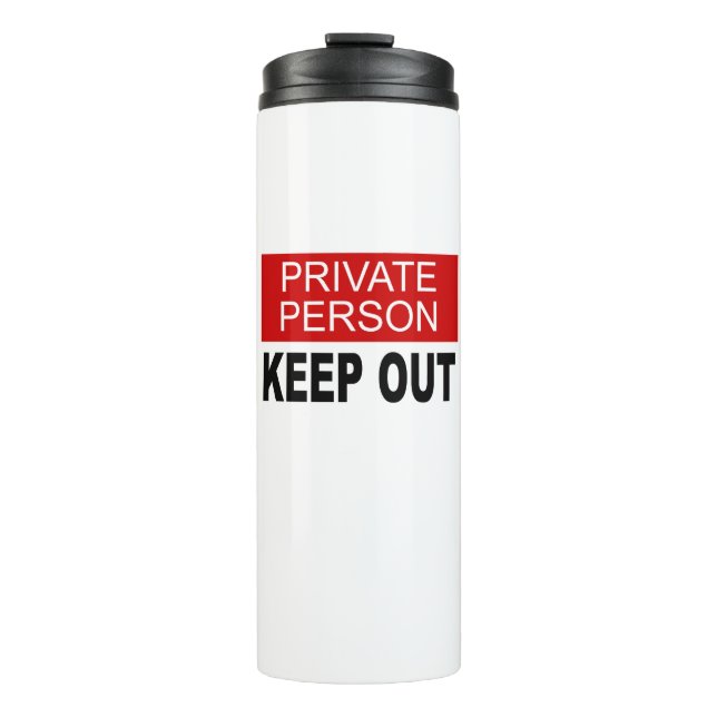 Behalten Privatperson Thermosbecher (Vorderseite)