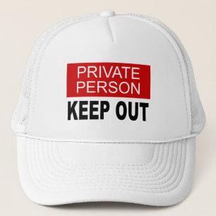 Behalten Privatperson Truckerkappe