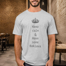 behalten Ruhe - Baklava - grau T-Shirt