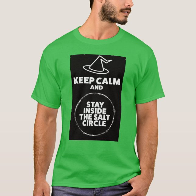 Behalten Ruhe / Salzkreis Grün T - Shirt (Vorderseite)