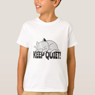 Behalten, ruhige, schlafende Katze T-Shirt