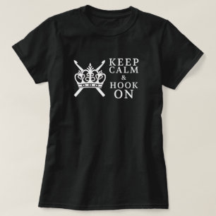 Behalten, ruhiger Haken an der Vorderseite und hin T-Shirt