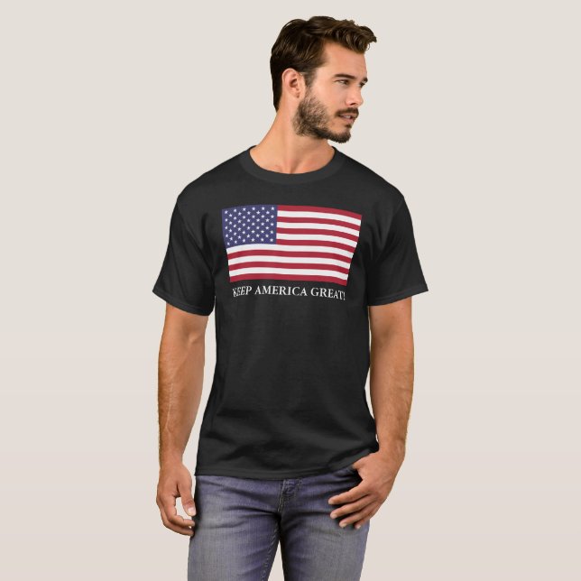 BEHALTEN SIE AMERIKA GROSS! T - SHIRT (Vorne ganz)