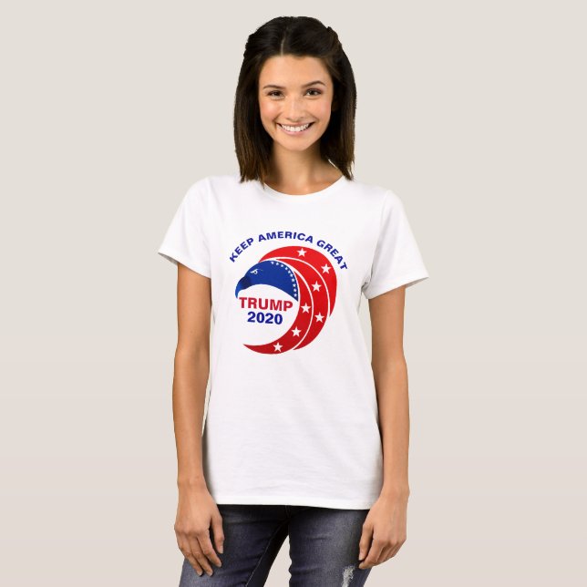 Behalten Sie Amerika groß wieder Trump den 2020 T-Shirt (Vorne ganz)