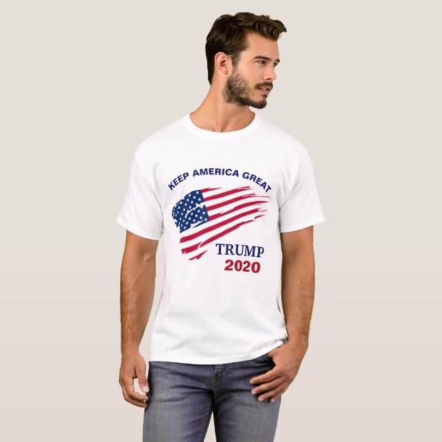 Behalten Sie Amerika groß wieder Trump moderne T-Shirt (Vorne ganz)