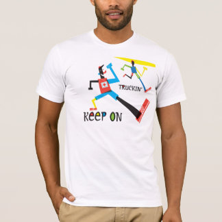 behalten Sie auf dem LKW-Transport T-Shirt