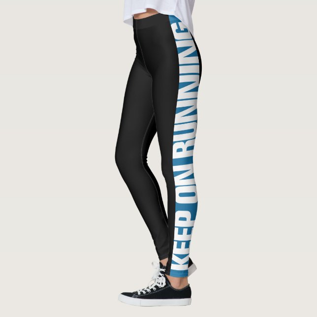 "Behalten Sie auf laufender" Auswahl den Leggings (Links)