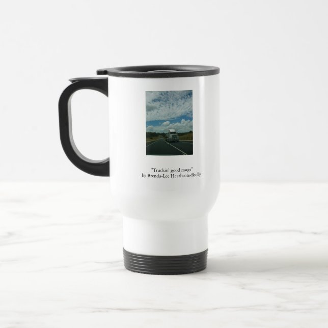 Behalten Sie auf Truckin Kaffee Tasse (Links)