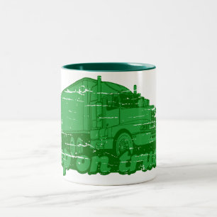Behalten Sie auf truckin Tasse