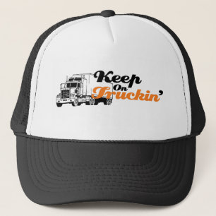 Behalten Sie auf Truckin Truckerkappe