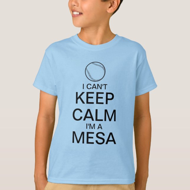 Behalten Sie Baseball-T - Shirt der Ruhe-| (Vorderseite)