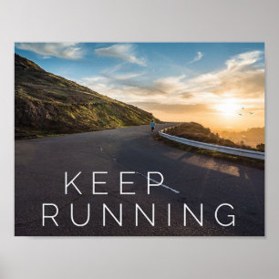 Behalten Sie Betrieb - motivierend Plakat