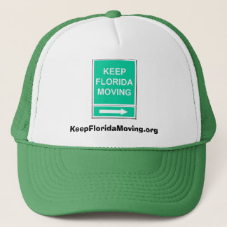Behalten Sie beweglichen Hut Floridas - Grün u. Truckerkappe