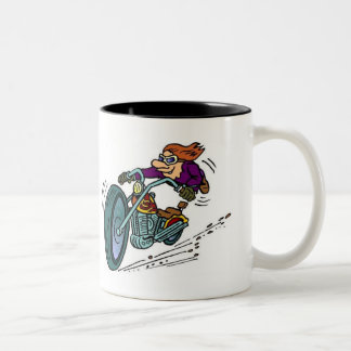Behalten Sie das glänzende SideUp! Zweifarbige Tasse