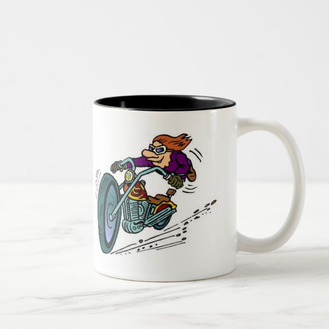 Behalten Sie das glänzende SideUp! Zweifarbige Tasse (Rechts)